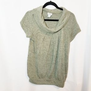 Motherhood Maternity Olive green cowl neck sweater shirt M
